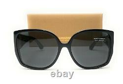 BURBERRY BE4290 300187 Black Grey Women's Sunglasses 61mm