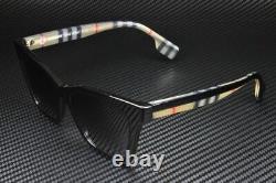 BURBERRY BE4346 39428G Black Grey Gradient Women's 53 mm Sunglasses