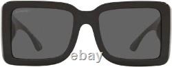 BURBERRY BE 4312 390787 55mm Black Sunglasses