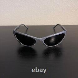 Balenciaga Metal 58MM Sunglasses Grey All Over Print BB0068s CLEAN