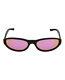 Balenciaga Unisex-adult Round Black Black Violet Sunglasses Bb0007s-30006549-003