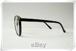 Black Round Vintage Retro Geek Nerd Clear Lens fashion Glasses fancy thin frames