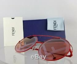 Brand New Authentic Fendi FF 0285/S Sunglasses 0C9A0L Red 63mm Frame 0285