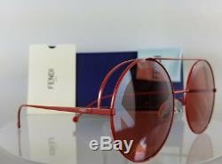 Brand New Authentic Fendi FF 0285/S Sunglasses 0C9A0L Red 63mm Frame 0285