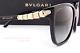 Brand New Bvlgari Sunglasses 8136b 501/8g Black/grey Gradient For Women Size 57