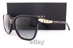 Brand New BVLGARI Sunglasses 8136B 501/8G Black/Grey Gradient For Women Size 57