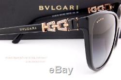 Brand New BVLGARI Sunglasses 8145B 501/8G Black/Grey Gradient For Women Size 55
