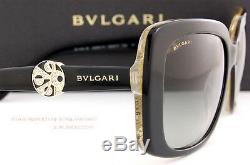 Brand New BVLGARI Sunglasses 8146B 5325/11 Black/Grey Gradient Women Size 55