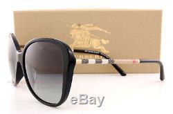 Brand New Burberry Sunglasses BE 4235Q 3001/8G Black/Grey Gradient For Women