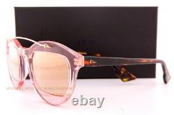 Brand New Christian Dior Sunglasses Dior Mania/1 N71 Pink/Gold Mirror For Women