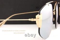 Brand New Christian Dior Sunglasses Dior Stronger 000 DC Gold/Silver Mirror