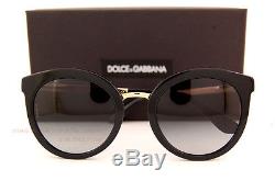 Brand New Dolce & Gabbana Sunglasses DG 4268 501/8G Black/Gradient Grey