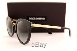 Brand New Dolce & Gabbana Sunglasses DG 4268 501/8G Black/Gradient Grey