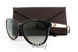 Brand New GUCCI Sunglasses 3784/S ANW DX Black Gold/Gray Gradient For Women