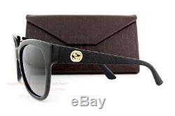 Brand New GUCCI Sunglasses 3786/S LWD DX Black Rubber/Gray Gradient For Women
