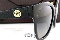 Brand New GUCCI Sunglasses 3786/S LWD DX Black Rubber/Gray Gradient For Women