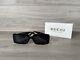 Brand New Gucci Gg 0811 Black & Gold Rectangle Sunglasses Ships Now