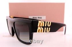 Brand New Miu Miu Sunglasses MU 10WS 1AB 5D1 Black/Grey Gradient For Women