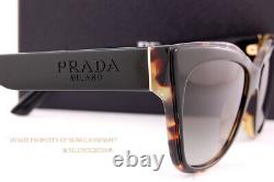 Brand New Prada Sunglasses PR 23XS 389 0A7 Black Havana/Grey Gradient For Women