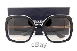 Brand New Prada Sunglasses PR 57US 1AB 0A7 Black Gold/Grey Gradient For Women