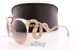 Brand New Roberto Cavalli Sunglasses RC 890S 28F Rose Gold/Brown For Women