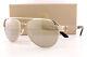 Brand New Versace Sunglasses Ve 2165 12525a Pale Gold Brown Mirror Authentic