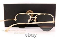 Brand New VERSACE Sunglasses VE 2231 1002/87 Gold/Dark Grey For Women
