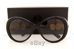 Brand New VERSACE Sunglasses VE 4256B GB1/11 BLACK/GOLD Women 100% Authentic