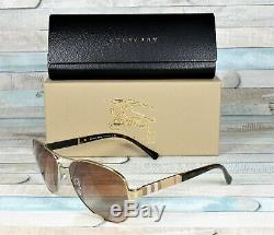 Burberry BE3080-114513 LIGHT GOLD brown gradient 59 mm Women's Sunglasses