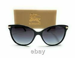 Burberry BE4216 30018G Black Grey Gradient Lens Women Sunglasses 57mm