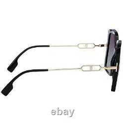 Burberry BE4332-30018G 57 Luna Sunglasses Black Frame Grey Lens