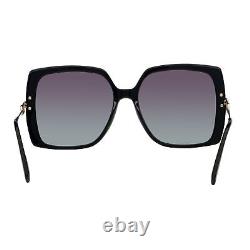 Burberry BE4332-30018G 57 Luna Sunglasses Black Frame Grey Lens