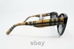 Burberry B 4261 3757/8G New Black/ Gray Gradient Sunglasses 57mm with case