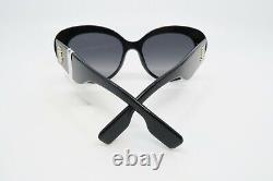 Burberry B 4298 3001/T3 New Women's Black Polarized Sunglasses 54mm with case