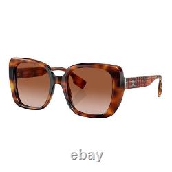 Burberry HELENA BE 4371 331613 Light Havana Plastic Sunglasses Brown Gradient