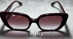 Burberry HELENA BE 4371 39798H Bordeaux Plastic Sunglasses Purple Gradient Lens