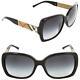 Burberry Sunglasses Be 4160 3433/8g Black / Gray Gradient 58 Mm