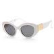 Burberry Women's Be4361-300787 Sophia 51mm White Sunglasses