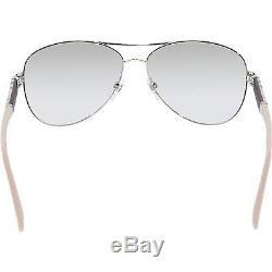 Burberry Women's Gradient BE3080-10056V-59 Silver Aviator Sunglasses