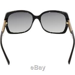 Burberry Women's Gradient BE4160-34338G-58 Black Square Sunglasses