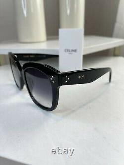 CELINE Cat Eye S004 Acete Black Sunglasses with Polarized Lenses