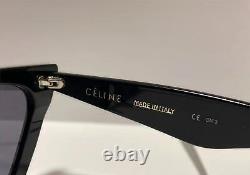 CELINE EDGE CL41468/S Black Gray Cat Eye Eyewear Sunglasses