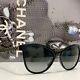Chanel Sunglasses 5326a Cat Eye Chain Polarized Black Made In Italy