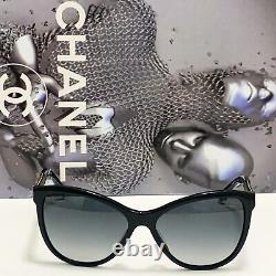 CHANEL Sunglasses 5326A CAT EYE CHAIN POLARIZED BLACK MADE IN ITALY