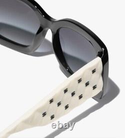 CHANEL sunglasses women (Black and Cream) New this Season