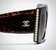 Chanel Sunglasses Women New This Season! Tortoise With Brown Lens And Pearls