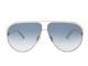 Christian Dior Woman Everdior Aviator Gold Metal Frame Blue Lens Sunglasses