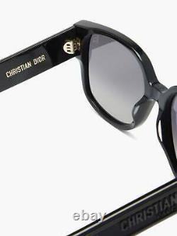 CHRISTIAN DIOR Women's Wildior Oversized Square Black Polarized Sunglasses