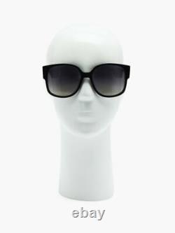 CHRISTIAN DIOR Women's Wildior Oversized Square Black Polarized Sunglasses
