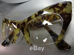 CLASSIC VINTAGE RETRO CAT EYE Style Clear Lens EYE GLASSES Half Cut Off Frame
